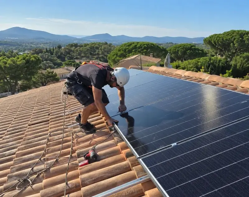 Installateur panneaux solaires Estagel — pose photovoltaïque sur toiture