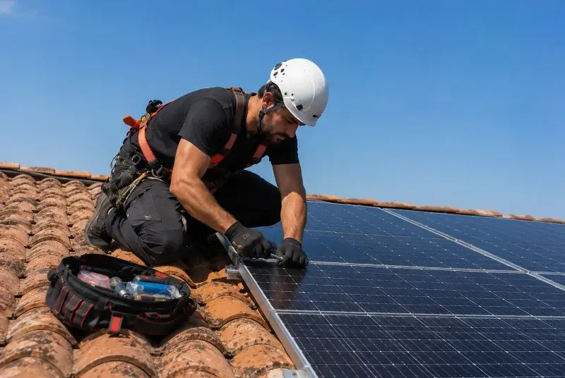 Maintenance et monitoring de panneaux solaires à Estagel