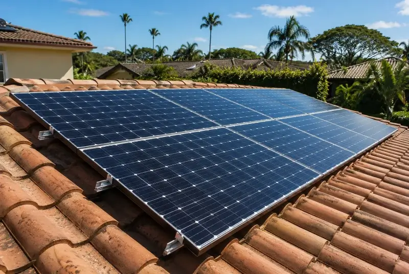 Installation de panneaux solaires à Estagel